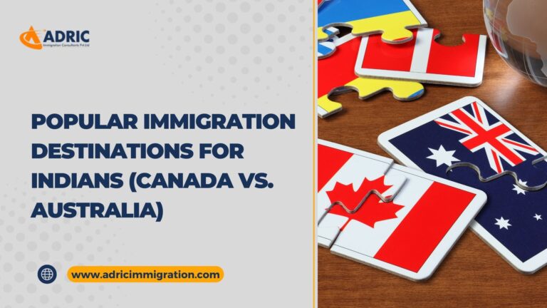 Popular Immigration Destinations for Indians (Canada vs. Australia)