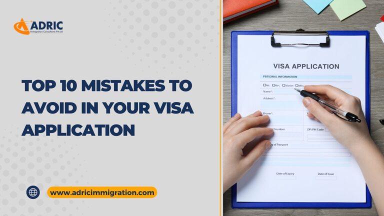 Top 10 Mistakes to Avoid in Your Visa Application